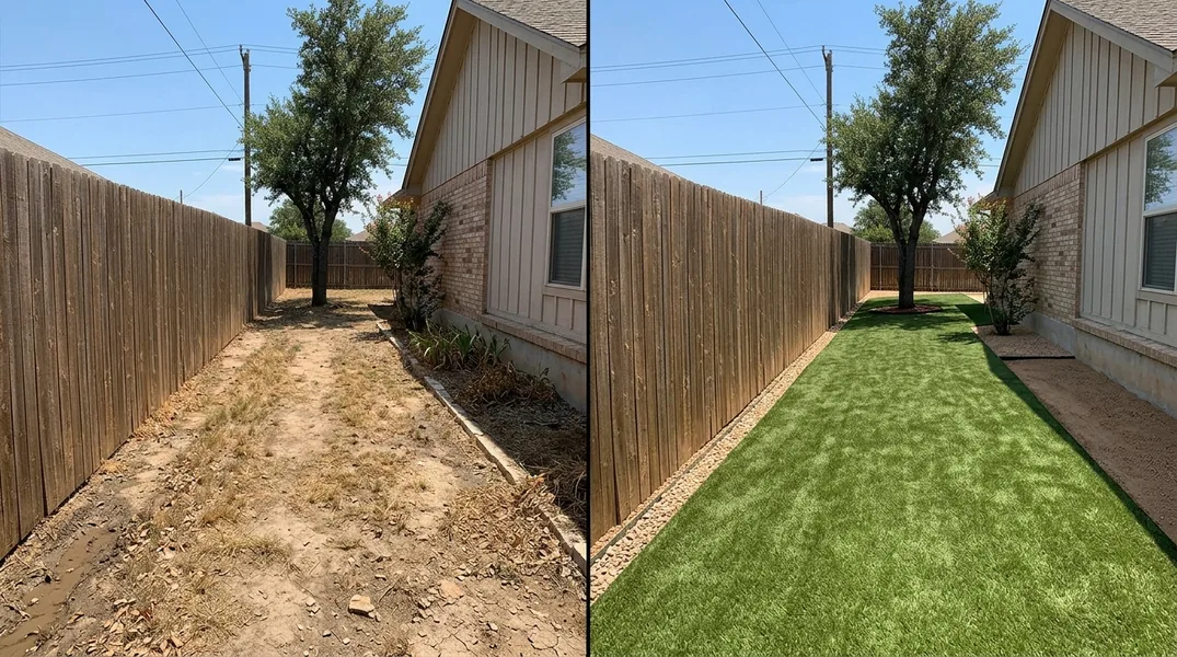 Result artificial grass installation in Killeen - Killeen Artificial Grass Installation