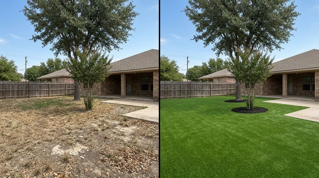 Result artificial grass installation in Killeen - Killeen Artificial Grass Installation